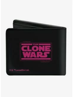 Deals 🔔 Star Wars The Clone Wars Ahsoka Pose Logo Bifold Wallet 👏 -Bags & Purses Shop Online 14220836 av1