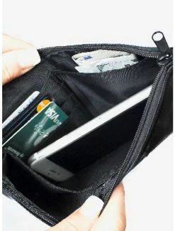 Best deal 🥰 Scooby Doo Smiling Face Spots Brown Black Zip Clutch Canvas Wallet ⌛ -Bags & Purses Shop Online 14220854 av1