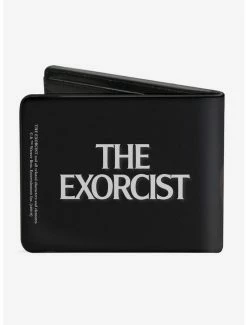 Promo 🔔 The Exorcist Regans Face Close Up Bifold Wallet 🎉 -Bags & Purses Shop Online 14220860 av1