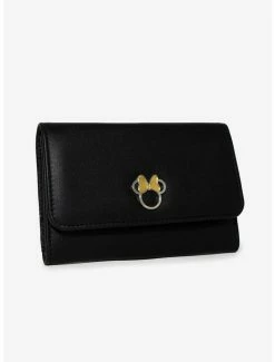 Flash Sale 👏 Disney Minnie Mouse Bow Vegan Leather Foldover Wallet 🥰 -Bags & Purses Shop Online 14485502 av1