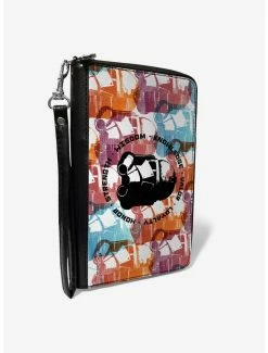 New 🔥 Star Wars the Clone Wars Clone Trooper Helmet Zip Around Wallet 🛒