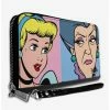 Flash Sale 😉 Disney Cinderella And Wicked Step 👩 Mother Lady Tremaine Face Blocks Zip Around Wallet 🤩 -Bags & Purses Shop Online 15257766 hi