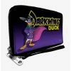 Budget 🧨 Disney Darkwing Duck Purple Fade Zip Around Wallet ✨ -Bags & Purses Shop Online 15257772 hi