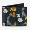 Coupon ❤️ Disney 🐶 Dogs Collage Paws Bifold Wallet ❤️ -Bags & Purses Shop Online 15257774 hi