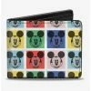 Coupon ⭐ Disney Mickey Mouse Smiling Blocks Bifold Wallet 🤩 -Bags & Purses Shop Online 15257806 hi