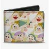 Coupon 🧨 Disney Snow White Dwarfs Stacked Bifold Wallet 🎁 -Bags & Purses Shop Online 15257810 hi