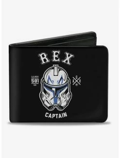 Best deal 🛒 Star Wars The Clone Wars Rex Captain Clone Trooper Helmet Bifold Wallet 🛒
