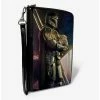 Best Sale 🎉 Star Wars The Mandalorian Carrying The Child Zip Around Wallet 🎉