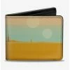 New 🛒 Star Wars The Mandalorian Two Moon Landscape Bifold Wallet ✨ -Bags & Purses Shop Online 15257880 hi