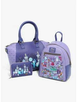 Brand new 🛒 Loungefly Disney The Haunted Mansion Mini 🎒 Backpack 🌟 -Bags & Purses Shop Online 15437562 av4