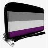 Deals 👏 Asexual Flag Zip Around Wallet 🛒 -Bags & Purses Shop Online 15599245 hi