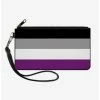 Wholesale 🛒 Asexual Flag Canvas Zip Clutch Wallet 👏 -Bags & Purses Shop Online 15599271 hi