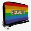 Best deal ✨ Equality Stripe Zip Around Wallet 🔔