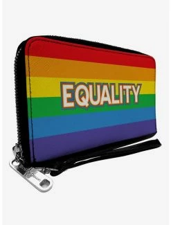Best deal ✨ Equality Stripe Zip Around Wallet 🔔