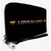Best deal 🎁 Love is Love Heart Zip Around Wallet ⌛ -Bags & Purses Shop Online 15599291 hi