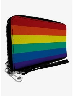 Top 10 🌟 Rainbow Print Zip Around Wallet 🎉