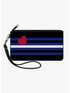 Hot Sale 🤩 Leather Flag Canvas Zip Clutch Wallet 🤩