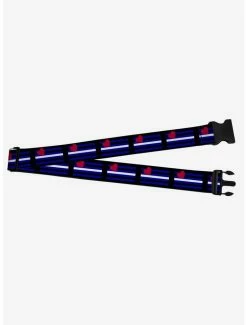 Promo 😉 Leather Flag Luggage Strap 🤩