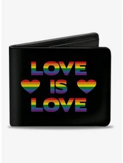 Wholesale 🎉 Love is Love Heart Bifold Wallet 😉
