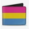 Top 10 ✨ Pansexual Flag Bifold Wallet 😍 -Bags & Purses Shop Online 15599490 hi
