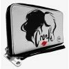 Cheap 🔥 Disney Cruella Sketch Outline Zip Around Wallet 🥰 -Bags & Purses Shop Online 15654480 hi
