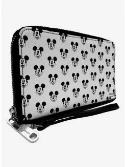 Flash Sale ⌛ Disney Mickey Mouse Smiling Zip Around Wallet 🧨 -Bags & Purses Shop Online 15654526 av1