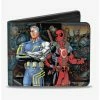 Coupon 😉 Marvel Cable and Deadpool Comic Blocks Bifold Wallet 😉 -Bags & Purses Shop Online 15654553 hi