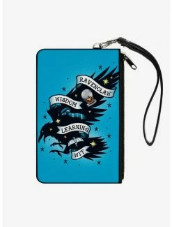 New 👍 Harry Potter Ravenclaw Raven Traits Canvas Clutch Wallet ✨ -Bags & Purses Shop Online 15654625 av1