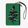 Promo 🎁 Harry Potter Slytherin Serpent Traits Canvas Clutch Wallet ✨