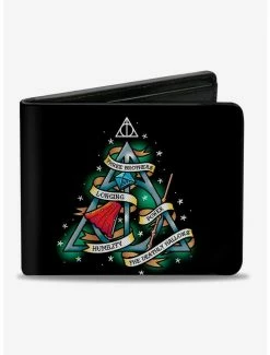 Top 10 🎉 Harry Potter The Deathly Hallows Tattoo Bifold Wallet 😉