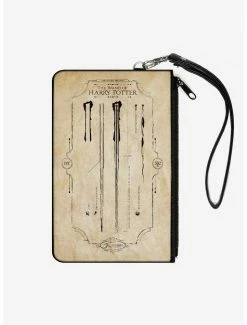 Best Pirce ✔️ Harry Potter The Wand of Potter Anatomy Canvas Clutch Wallet 🌟