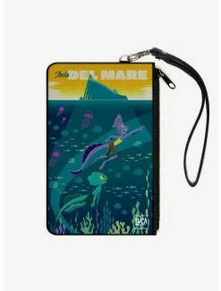 Wholesale ✔️ Luca Isola del Mar Luca and Alberto Sea Monsters Canvas Clutch Wallet 🔥