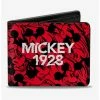 Budget 👏 Disney Mickey Mouse 1928 Smiling Bifold Wallet 💯 -Bags & Purses Shop Online 15654691 hi