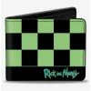 Best Sale 😍 Rick and Morty Rick Running Checker Bifold Wallet 🎁 -Bags & Purses Shop Online 15654726 hi
