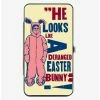 Promo 🎉 A 🎅 Christmas Story Ralphie Deranged Easter Bunny Hinge Wallet ❤️