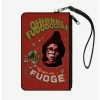 Budget ⌛ A 🎄 Christmas Story Ralphie Oh Fudge Canvas Clutch Wallet ❤️ -Bags & Purses Shop Online 15948506 hi