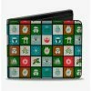 Best Pirce 🎁 Star Wars Holiday Season Icons Bifold Wallet ❤️ -Bags & Purses Shop Online 15948530 hi