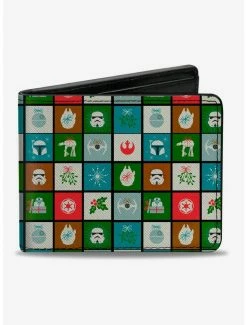 Best Pirce 🎁 Star Wars Holiday Season Icons Bifold Wallet ❤️