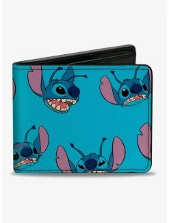 Wholesale 🤩 Disney Lilo & Stitch Stitch Scattered Bifold Wallet 😀