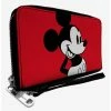 Cheapest 🛒 Disney Mickey Mouse Classic Close Up Zip Around Wallet 😍