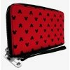 New ❤️ Disney Mickey Mouse Silhouette Zip Around Wallet 🛒 -Bags & Purses Shop Online 15948592 hi