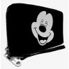 Coupon ⌛ Disney Mickey Mouse Smiling Zip Around Wallet 🎉 -Bags & Purses Shop Online 15948594 hi