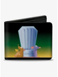 Outlet 🧨 Disney Pixar Ratatouille Emile Remy Chef Hat Bifold Wallet ✔️