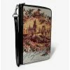 Best Sale 🔔 Harry Potter Hogwarts Castle Floral Zip Around Wallet 🥰 -Bags & Purses Shop Online 15948636 hi