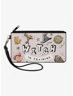 New 😀 Harry Potter Witch In Training Canvas Clutch Wallet 👏