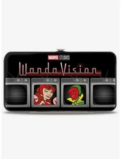Best reviews of 🤩 Marvel Wandavision Cartoon Scarlet Witch And Vision Television Hinge Wallet 👏
