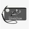 Flash Sale 🌟 Marvel Wandavision Cartoon Wanda And Vision Flying Canvas Clutch Wallet ❤️ -Bags & Purses Shop Online 15948652 hi