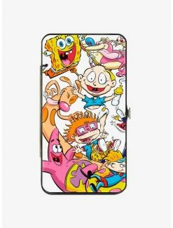 Best deal ๐ Nickelodeon 90S Character Mash Up Hinge Wallet ๐
