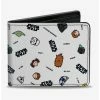 Promo 🌟 Star Wars Character Toss Print Bifold Wallet 🛒