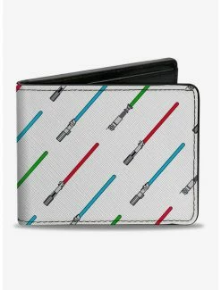 Wholesale 🥰 Star Wars Lightsabers Cartoon Bifold Wallet ❤️